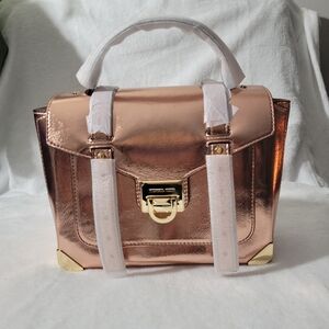 Michael Kors Metallic Rose Gold Women's Bag